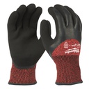 Rękawice odporne na przecięcia - wersja zimowa - poziom ochrony C Milwaukee | Winter Cut C Gloves - 8/M - 1pc
