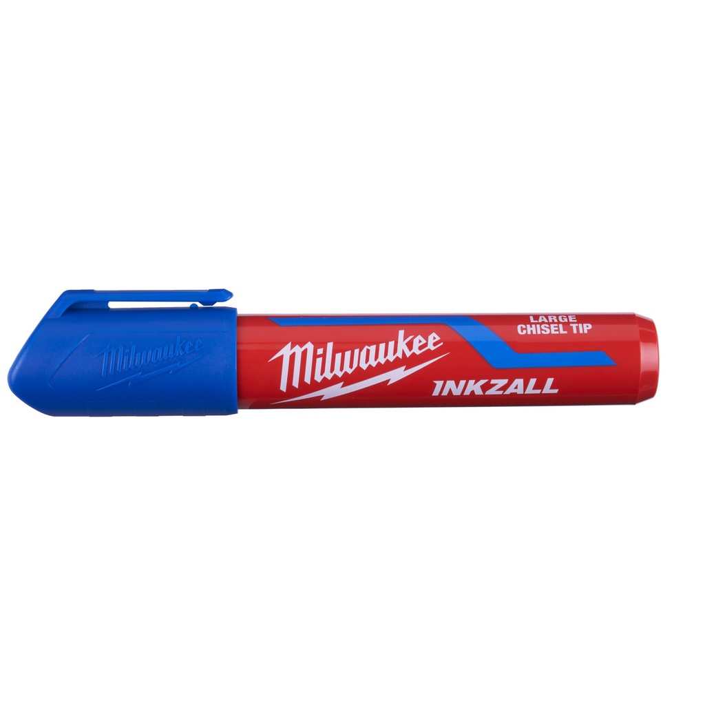 Markery INKZALL™ L & XL Milwaukee | INKZALL Blue L Chisel Tip Marker