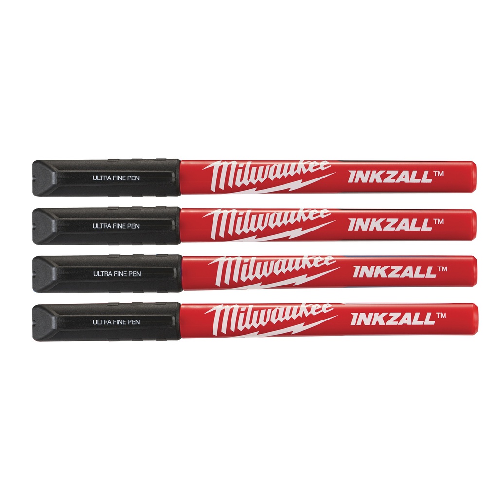 Markery cienkie INKZALL™ Milwaukee | Inkzall Fine Tip Black Pens - 4 pcs