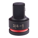 Nasadki udarowe 3/4˝ - adaptery Milwaukee | Impact socket adaptor 3/4" to 1"-1pc