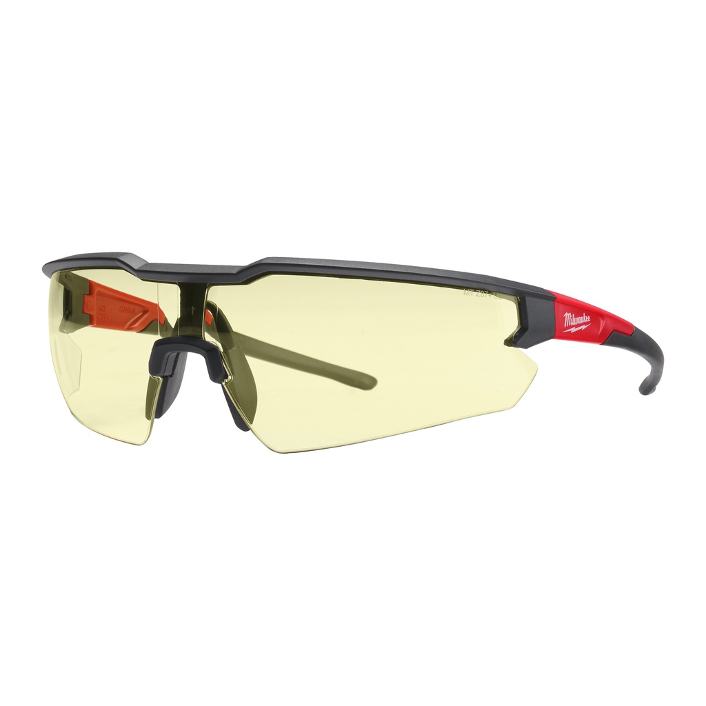 Okulary ochronne odporne na zarysowania Milwaukee | Enhanced Safety Glasses Yellow - 1pc