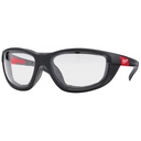 Okulary ochronne premium z uszczelką Milwaukee | Premium Clear Safety Glasses with Gasket -1pc