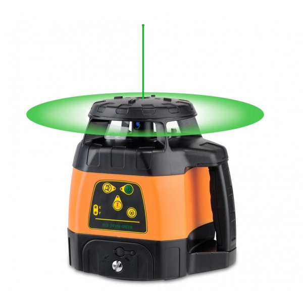 Niwelator laserowy rotacyjny geo-FENNEL FLG 245HV-GREEN MM-TRACKING samopoziomujący