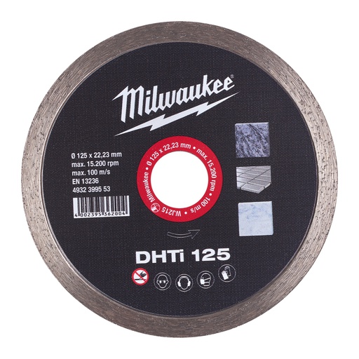 [4932399553] Tarcze diamentowe DHTi Milwaukee | DHTi 125 mm - 1 pc