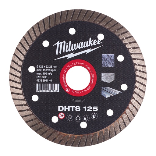 [4932399146] Tarcze diamentowe DHTS Milwaukee | DHTS 125 mm - 1 pc
