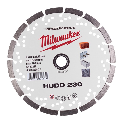 [4932399822] Tarcze SPEEDCROSS™ HUDD Milwaukee | HUDD 230 mm - 1 pc