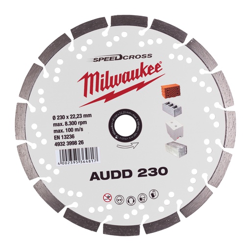 [4932399826] Tarcze SPEEDCROSS™ AUDD  Milwaukee | AUDD 230 mm - 1 pc