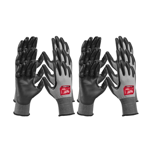 [4932480514] Rękawice odporne na przecięcia o wysokim poziomie manipulacyjności - poziom C Milwaukee | Pack Hi-Dex Cut C Gloves - 10/XL - 12pc