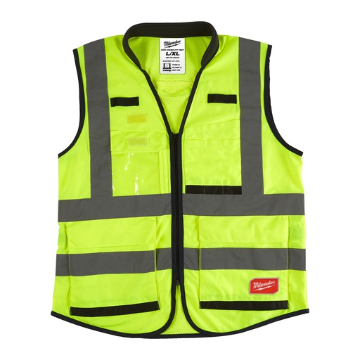 [4932471896] Kamizelka o intensywnej widzialności PREMIUM - żółta Milwaukee | Premium High-Visibility Vest Yellow - L/XL