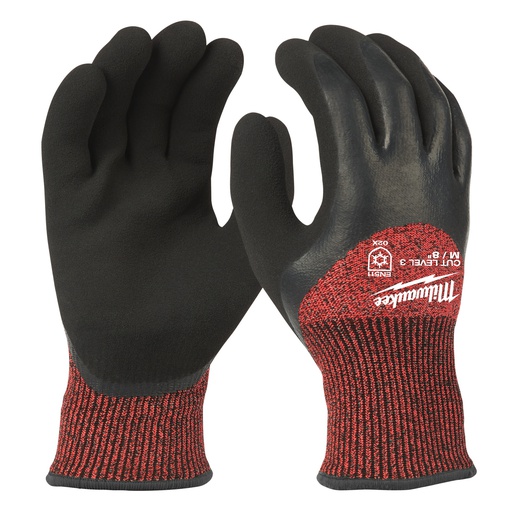 [4932471347] Rękawice odporne na przecięcia - wersja zimowa - poziom ochrony C Milwaukee | Winter Cut C Gloves - 8/M - 1pc