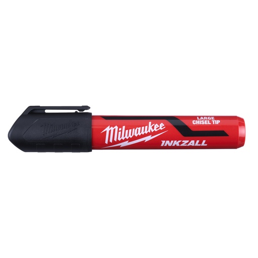 [4932471554] Markery INKZALL™ L & XL Milwaukee | INKZALL Black L Chisel Tip Marker (3PK)