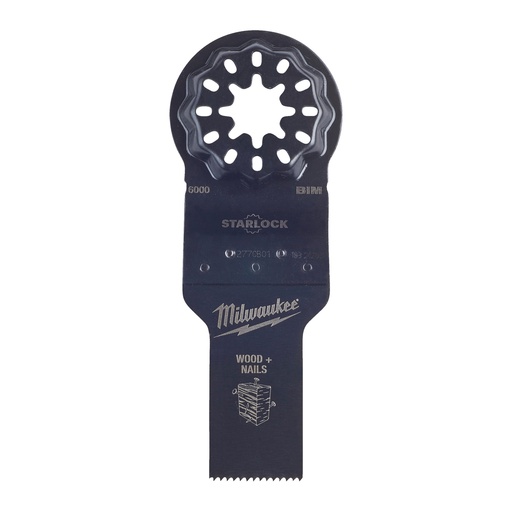 [48906000] Ostrza do cięcia wielu materiałów Milwaukee | Wood & Nails Bi-Metal 20mm Plunge Blade -1pc