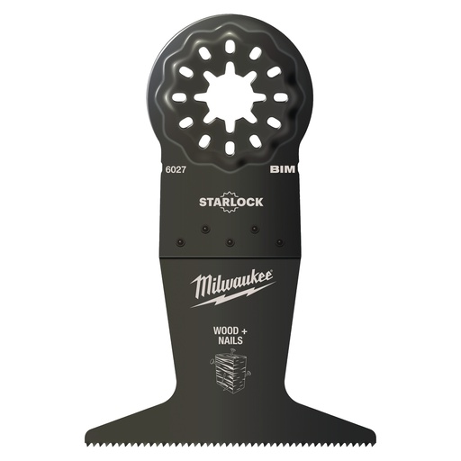 [48906027] Ostrza do cięcia wielu materiałów Milwaukee | Wood & Nails Bi-Metal 65mm Plunge Blade - 1pc